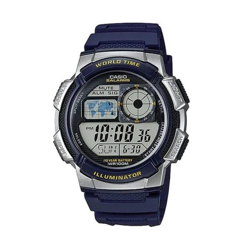 Casio AE-1000W-2AV DH220– Precisión Global y Estilo Deportivo
